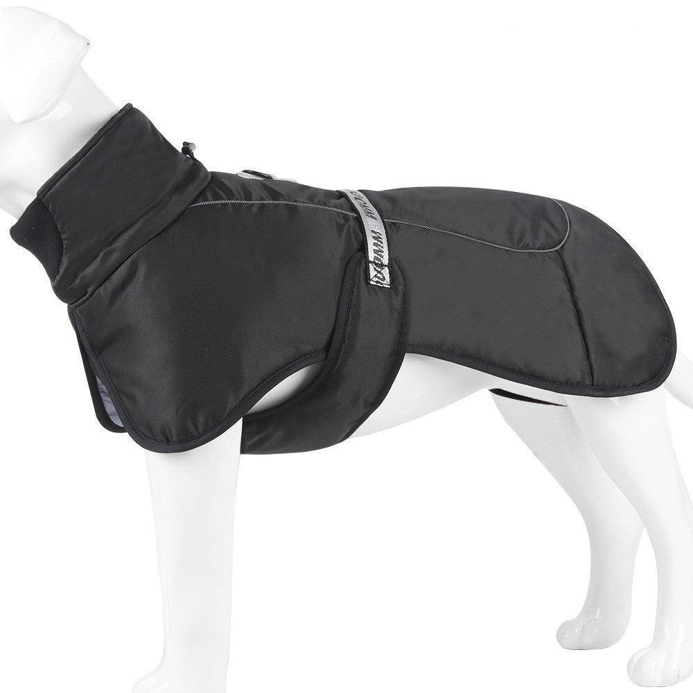 Cozy Canine Cloak: Stylish And Warm Pet Winter Wear With Reflective Safety